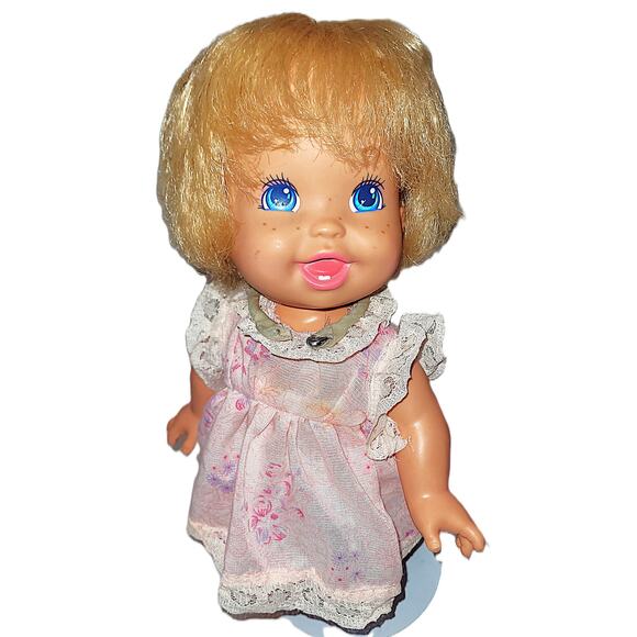 12" Vintage 1992 "Baby Walk ‘N Roll" Baby Doll Doll By Mattel No Stroller - Picture 4 of 13
